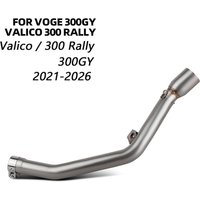 Tuyau d'échappement 300 Rally pour Voge 300GY Valico / 300 Rally 2021-2026, échappements de moto, tube adaptateur 51MM pour moto tout-terrain