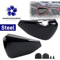 Stalowa Lewa Prawa Pokrywa Boczna Akumulatora Owiewka Motocyklowa Do Harley Harley Sportster 1200 Custom 48 72 Roadster Iron 883 2014-2022