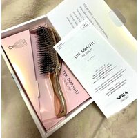Japanese Premium Head Massager Scalp Brush Hair Massager Shampoo Brush Wet Plastic Detangling Brush Hair Cleaning Comb Rose gold
