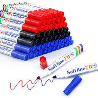 3/10pcs Large Capacity Oil-Based Marker,Black Red Blue Quick-Dry,Non-Erasable Logistics Marker,Markers Pen