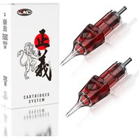 20PCS RL CNC Tattoo Cartridges Needles 0.30/0.35mm Disposable Safety Makeup Permanent Makeup Body For Tattoo Machine Supply