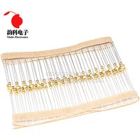 100PCS 1/4W Carbon Film Resistor 5% 0.25W 0R-22M 0 10 100 120 150 220 270 330 470 1K 2.2K 4.7K 10K 100K 470K 1M 10M 20M ohms