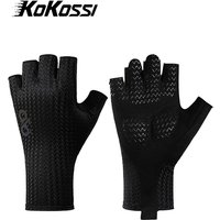 AliExpress NONE KoKossi Summer Half Finger Cycling Bike Gloves Fitness Breathable Ultralight Road Bike Gloves Anti-Slip Shock Absorption