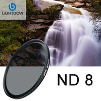 Lightdow Lens Filter ND8 49mm 52 55 58 62 67 72 77 82mm for Nikon Sony Pentax Canon Camera