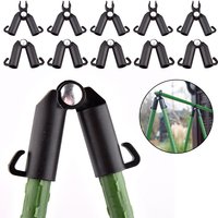 2~10Pcs Plant Support Climbing Vine Bracket Clip Awning Pillar Accessories Quickly Setup Plant Steel Pipe Bracket Garden Support
