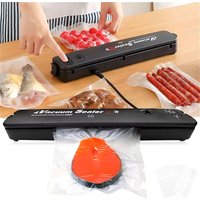 Electric Vacuum Sealer Portable Automatic Air Food Sealing System Package Sealer with 10 Vacuum Bags Food Preserver Storage Tool