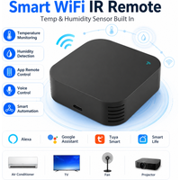 Tuya Smart WiFi IR Remote Control with Temperature Humidity Sensor Universal Infrared Controller for AC TV Alexa Google