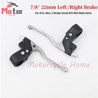 Motorcycle 7/8'' 22mm Left /Right Brake Lever For 47cc 49cc 2 Stroke Pocket Dirt Bike Gas Scooter Small ATV Quad Mini Moto Parts