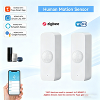 Tuya WiFi Zigbee Smart PIR Motion Sensor Human Body Infrared Detector Security Alarm Work with Alexa Google Home Smart Life