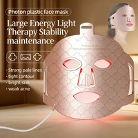 2026 New Photon Nir Light Skin Rejuvenation for Facial 850nm Led Red Infrared Led Face Mask Red Light Therapy Photon Mask IPX7