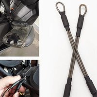 1/2pcs 304 Stainless Steel Safety Tether Cable Wire Rope Hard Hat Security Helmet Tools Keys Equipment Helmet Strap Storage Rope
