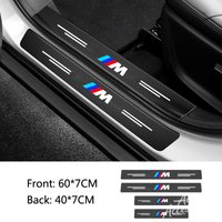 Anti-scratch Car Sill Strip Sticker Protective Decorate Accessory For BMW M Power M1 M2 M3 M5 X1 X2 X3 X5 X6 X7 E46 E39 E36 F34