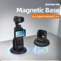 AliExpress SZKOSTON Sunnylife Magnetic Mount for DJI OSMO Pocket 4 3 Clip Holder Mount Action for DJI Pocket 3 4 Cycling/Vlog Camera Accessories