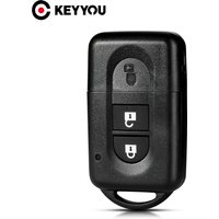 Keyyou New Car Key Case Fob 2 Knopf für Nissan Micra X-Trail Qashqai Juke Duke Pathfinder Note