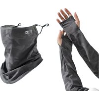 AliExpress WRELS 1 Set UV Protection Mask Ice Silk Arm Sleeve Breathable Men's Sports Arm Cover for Fishing Driving Cycling Sleeve and Mask