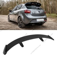 For Seat Ibiza MK4 Facelift 2012-2017 Rear Trunk Roof Spoiler Car Accessories Bodykit Rear Spoiler Cap Rear Spoiler Wing Trim