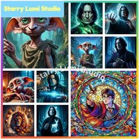 Harries Dobby Mosaic Embroidery Diamond Painting 5D Art Cross Stitch Pixel Pictures Printed Home Decoration New Collection Gift