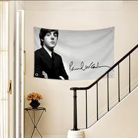 Singer Bassist P-Paul McCartneyS Flags Custom Camping Outdoor Garden room Decor Backdrops Wall Art Family Gifts
