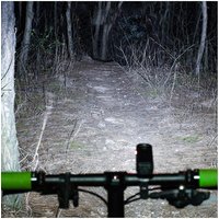 AliExpress NONE Aluminum Alloy LED Lamp 10W 800LM 6 Modes Power Display Bike Front Lamp Cycling Equipment for Night Cycling Lighting