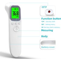 Digital Infrared Fever Thermometer Medical Household Infant Adult Forehead Non-contact Body Temperature Ear Thermometer