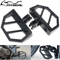 Motorcycle Front Foot Pegs Black Floorboards Pedal Footrest For Harley Softail Breakout FXLRS Low Rider Fat Boy FXBRS 2018-2023