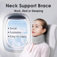 1/2pc Neck Brace Adjustable Neck Support Cervical Sponge Neck Protector for Sleep Neck Brace Breathable Neck Support Neck Pillow