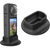 Silicone Desktop Base For Insta360 X4 Silicone Stand Base Protective Holder For Insta 360 X4 Action Camera Accessories