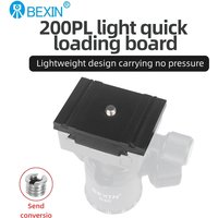 BEXIN 200PL-PRO Quick Release Cold Shoe Plate Mount Adapter for MH494-BH / MH496-BH Gimbal DSLR Camera Cage