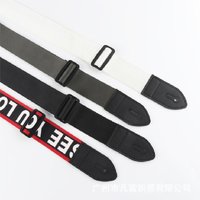 Multi Color Acoustic Electric Guitar Strap For Bass Soft Comfortable Strap For Guitar Durable Adjustable Guitar Accessories