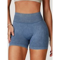 AliExpress Women Seamless High Waist Workout Shorts Women's Breathable Fitness Push Up Tights Gym Training Running Cycling Yoga Short Pants