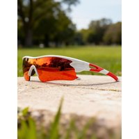 AliExpress VEGUEROS New Fashion Colorful Sports Sunglasses - One-Piece Wraparound Lens, UV400 for Running, Cycling & Outdoor