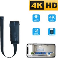Newly improved 4K HD mini WiFi camera, supporting remote viewing, motion detection, DIY home nanny style camera