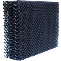Pig House Cooling System Honey Comb Evaporative Cooling Pad Plastic PVC Wet Curtain Black Color
