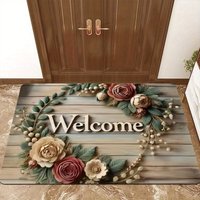VIKAMA Creative Visual Design Diatomite Carpet Living Room Bathroom Doorway Non-slip Dirty Resistant Home Decoration