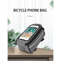 AliExpress NONE Mountain Bike Touch Screen Mobile Phone Bag Bicycle Front Top Tube Frame Bag Rainproof Bike Upper Pipe Bag