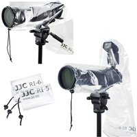 JJC 2pcs Camera Rain Cover with Lens or Flash for Canon EOS 4000D 90D 80D 77D 70D 5D 6D 7D Rebel T8i T7i T7 T6i T6 T5i Sony A7R
