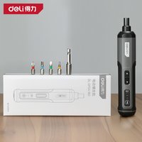 DELI Professional High Torque Mini Electric Screwdriver Set, Cordless Power Drill, Household Repair Tools Kit, Power Tools