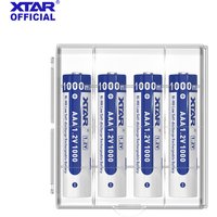 XTAR 4/8PCS 1.2V AAA 1000mAh Ni-MH Rechargeable Battery Low Self Discharge 500+ Cycles Long Life Safe & Eco-Friendly