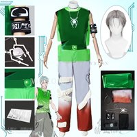 Anime Alien Stage R7 Till Cosplay Full Set Props Necklace Tattoos Wigs High Quality Costume For Halloween Party Cos Customized