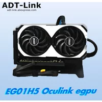 EG01H5 eGPU Oculink Interface Vertical 550W 800W 8P Graphics Docking Station Support Thinkbook AMD NVIDIA 4060 Graphics Card