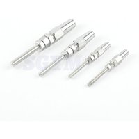 Stainless 316 Marine Grade 4PCS 3/4/5/6/8mm Wire Rope Swageless Thread Stud End Fitting for Cable Railing Quick Installation