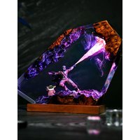 The Mandalorian Resin Art Lamp, Exquisite Craft Home Decor Collectible Figure Ornament