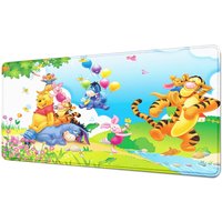 New Kawaii HD Printing Winnie The Pooh Mouse Pad Computer Desk Mat Keyboard Mat Office Anime Gaming Table Mats 900x400 Mousepad
