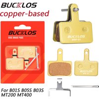 BUCKLOS Copper Based Bicycle Pad Fit B01S B03S B05S Hydraulic Disc Brake Pad Road Mountain Bike Pads for MT200 MT400 M485 M525
