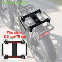 Schnell Abnehmbarer E-Bike Gepäckträger MTB Fahrradträger Fahrradhalterung Gepäckablage Abnehmbarer Fahrrad-Heckträger