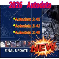 2026 Autodata 3.45/3.41/3.40 Car Repair Diagnosis Software Multi-Languages Wiring Diagrams Data Polish Auto Car Maintenance Tool