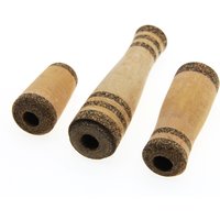 High quality 3A Pure Cork Grips splite 3 parts handle with Rubber cork trim rings for spinning and casting fisinging rod