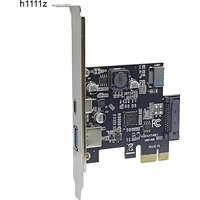 PCIE USB 3.0 + Type C + Type-E Expansion Card with SATA Power NEC720201 Chip Controller PCI Express X1 USB3.2 GEN1 5G Riser Card