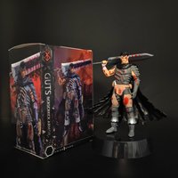13cm Berserk Guts The Black Swordsman Static Model Statue Action Figure Desktop Ornament PVC Model Toy Surprise Gift Collectable