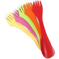 Food Spoon Utensil Multi-functional Can Opener Fruit Fork Flatware Soup Spoon Spork Spoon Fork Bottle Opener Fork Plastic Spoon